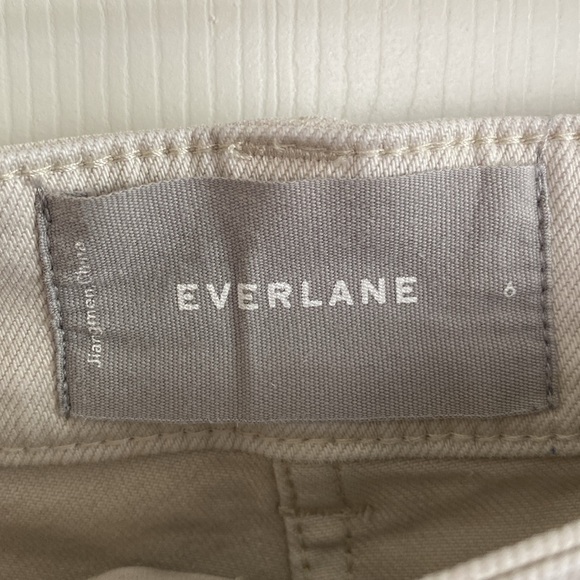Everlane Straight Leg High Rise Crop Pant in Sandstone Size 6 - Picture 9 of 13